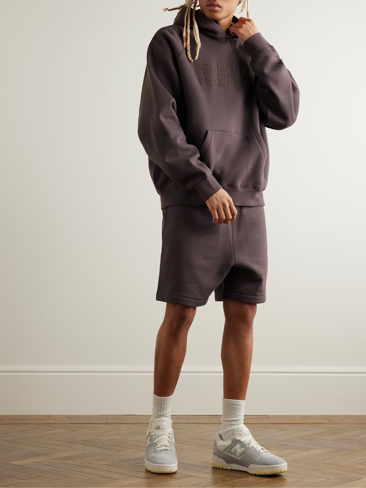 Logo-Appliquéd Cotton-Blend Jersey Hoodie