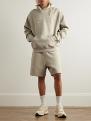 Logo-Appliquéd Cotton-Blend Jersey Hoodie