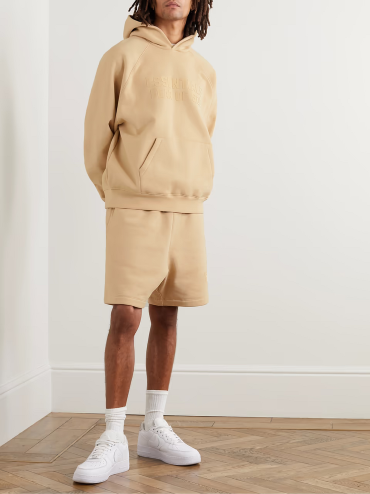 Logo-Appliquéd Fleece-Back Cotton-Blend Jersey Hoodie