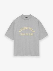 Fear of God Essentials Heavy Jersey T-Shirt - Light Heather Grey (SS24)
